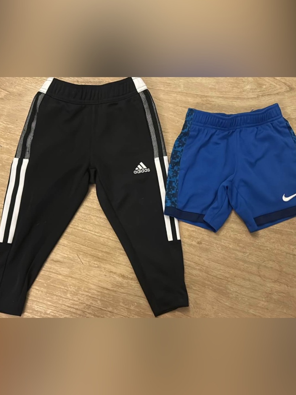 boys 3T adidas track pants & Nike shorts bundle